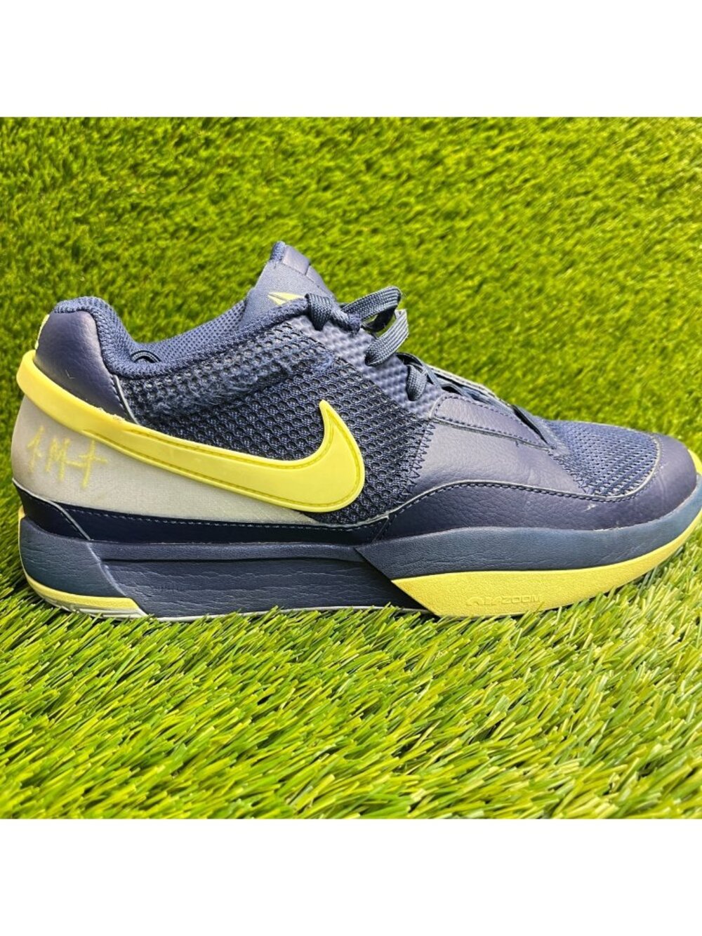 Nike Ja 1 Murray State Mens Size 8 Blue Yellow Basketball Running Shoes Sneakers